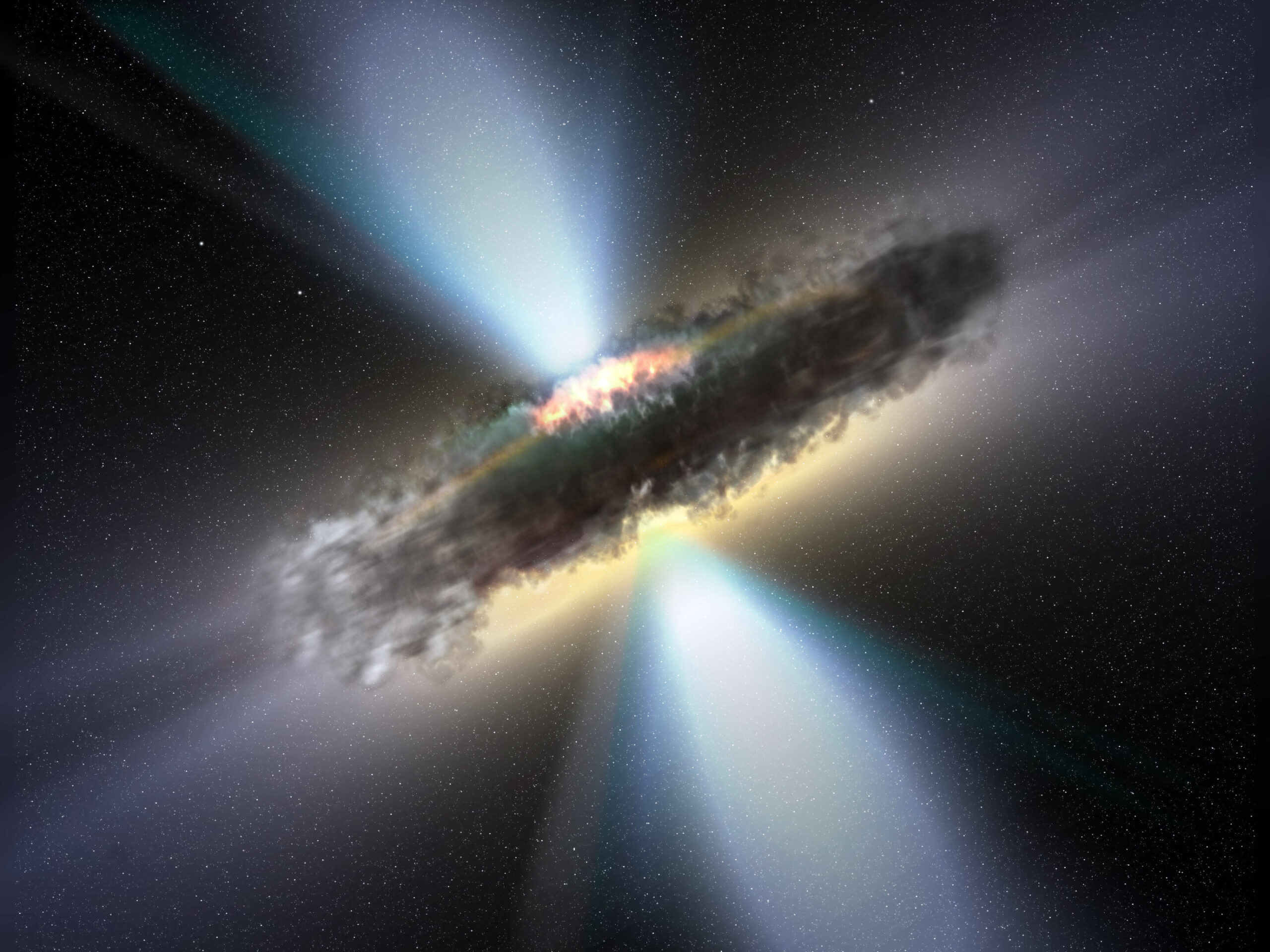 New research shows quasars may be buried in their host galaxies